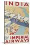 India by Imperial Airways-null-Stretched Canvas