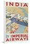 India by Imperial Airways-null-Framed Art Print