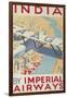 India by Imperial Airways-null-Framed Art Print