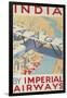 India by Imperial Airways-null-Framed Art Print