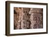 India. Column details at the Alai-Darwaza complex in New Delhi.-Ralph H. Bendjebar-Framed Photographic Print