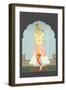 India dancer-null-Framed Art Print