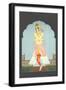 India dancer-null-Framed Art Print