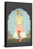 India dancer-null-Framed Stretched Canvas