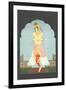 India dancer-null-Framed Art Print