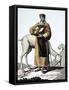 India Del Perú, Colección de Trajes, 1777, Grabado, Colección Privada, Francia-Juan de la Cruz Cano y Olmedilla-Framed Stretched Canvas