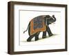 India Elephant I Light Crop-Wild Apple Portfolio-Framed Art Print