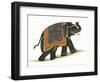 India Elephant I Light Crop-Wild Apple Portfolio-Framed Art Print