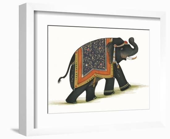 India Elephant I Light Crop-Wild Apple Portfolio-Framed Art Print