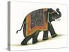 India Elephant I Light Crop-Wild Apple Portfolio-Stretched Canvas