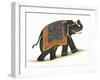 India Elephant I Light Crop-Wild Apple Portfolio-Framed Art Print