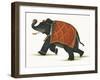 India Elephant II Light Crop-Wild Apple Portfolio-Framed Art Print