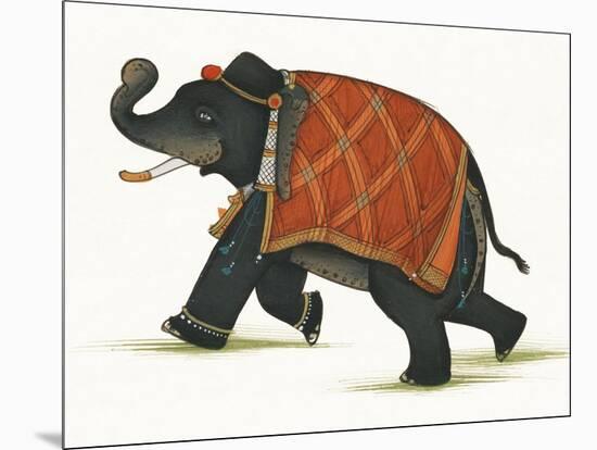 India Elephant II Light Crop-Wild Apple Portfolio-Mounted Art Print