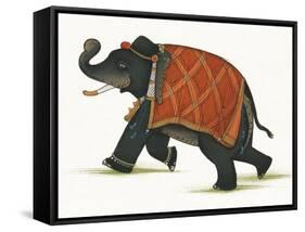 India Elephant II Light Crop-Wild Apple Portfolio-Framed Stretched Canvas