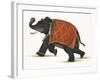 India Elephant II Light Crop-Wild Apple Portfolio-Framed Art Print