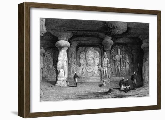 India Elephanta-Samuel Prout-Framed Art Print