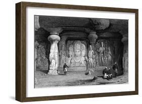 India Elephanta-Samuel Prout-Framed Art Print