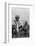 India, Fakir with monkeys, c.1890-1925-null-Framed Photographic Print