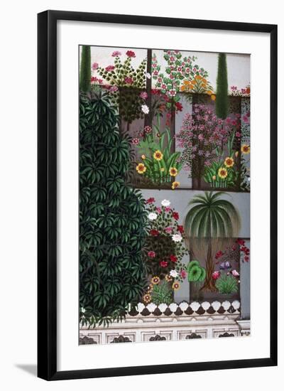 India: Garden-null-Framed Giclee Print