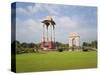 India Gate, 42 Metre High, Eastern End of the Rajpath, New Delhi, Delhi, India, Asia-Gavin Hellier-Stretched Canvas