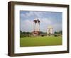 India Gate, 42 Metre High, Eastern End of the Rajpath, New Delhi, Delhi, India, Asia-Gavin Hellier-Framed Photographic Print