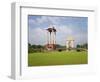 India Gate, 42 Metre High, Eastern End of the Rajpath, New Delhi, Delhi, India, Asia-Gavin Hellier-Framed Photographic Print