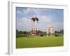 India Gate, 42 Metre High, Eastern End of the Rajpath, New Delhi, Delhi, India, Asia-Gavin Hellier-Framed Photographic Print