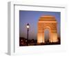 India Gate Illuminated in Evening, New Delhi, India, Asia-null-Framed Photographic Print