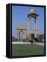 India Gate, New Delhi, Delhi, India-John Henry Claude Wilson-Framed Stretched Canvas