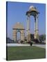 India Gate, New Delhi, Delhi, India-John Henry Claude Wilson-Stretched Canvas