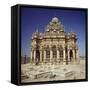 India, Gujarat, Necropolis of Nabobs of Saurashtra in Junagadh, Indian Civilization-null-Framed Stretched Canvas