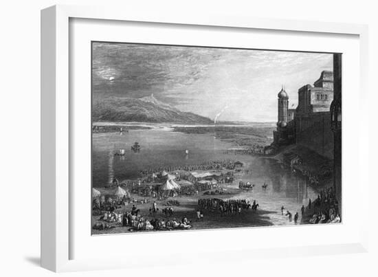 India Haridwar-J. M. W. Turner-Framed Art Print