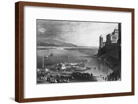 India Haridwar-J. M. W. Turner-Framed Art Print