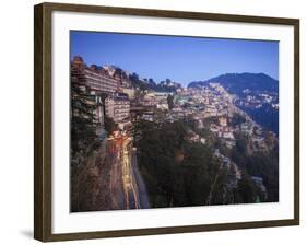 India, Himachal Pradesh, Shimla, View of Shimla City-Jane Sweeney-Framed Photographic Print