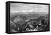 India Himalayas-J. M. W. Turner-Framed Stretched Canvas