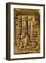 India. Hindu temples at Khajuraho.-Ralph H. Bendjebar-Framed Photographic Print