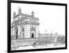 India in Black & White I-Melissa Wang-Framed Art Print