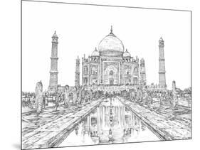 India in Black & White II-Melissa Wang-Mounted Art Print