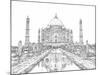 India in Black & White II-Melissa Wang-Mounted Art Print