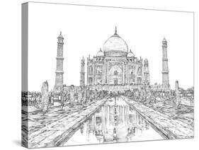 India in Black & White II-Melissa Wang-Stretched Canvas