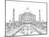 India in Black & White II-Melissa Wang-Mounted Art Print