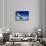 India Indian Flag In Blue Sky-f9photos-Framed Stretched Canvas displayed on a wall