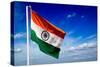 India Indian Flag In Blue Sky-f9photos-Stretched Canvas