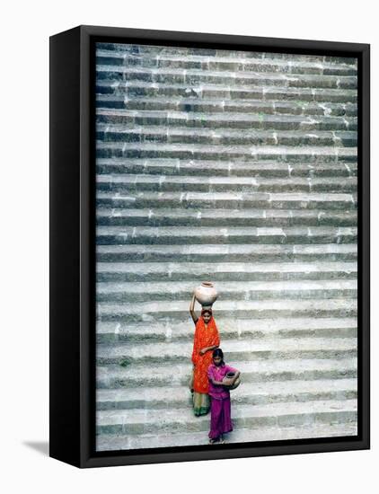 India International Women's Day, Mandav, India-null-Framed Stretched Canvas