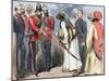 India. Interview between the Prince of Wales with the Maharana of Oudeypour. Engraving. Colored.-Tarker-Mounted Photographic Print