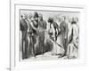 India. Interview Between the Prince of Wales with the Maharana of Oudeypour.-null-Framed Giclee Print