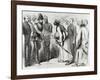 India. Interview Between the Prince of Wales with the Maharana of Oudeypour.-null-Framed Giclee Print