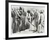 India. Interview Between the Prince of Wales with the Maharana of Oudeypour.-null-Framed Giclee Print