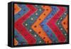 India. Jaipur. Traditional Indian Textile.-Kymri Wilt-Framed Stretched Canvas