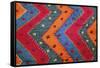 India. Jaipur. Traditional Indian Textile.-Kymri Wilt-Framed Stretched Canvas